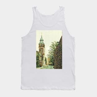 ST JOHNS CHURCH TOWER & THE TURK'S HEAD WAPPING LONDON Tank Top